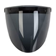 thumbnail image 2 of Visera para de motocicleta, abatible hacia arriba, de resistencia, lente , clásica, lente de protección facial, protección solar a negro Yotijar Visera de cascos, 2 of 4