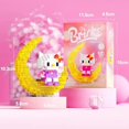 thumbnail image 4 of Sanrio-bloques de construcción de Anime Kawaii para niños, Hello Kitty, Kuromi, My Melody, Cinnamoroll, diamante, conejo, ratón, juguete, regalo de cumpleaños, 4 of 4