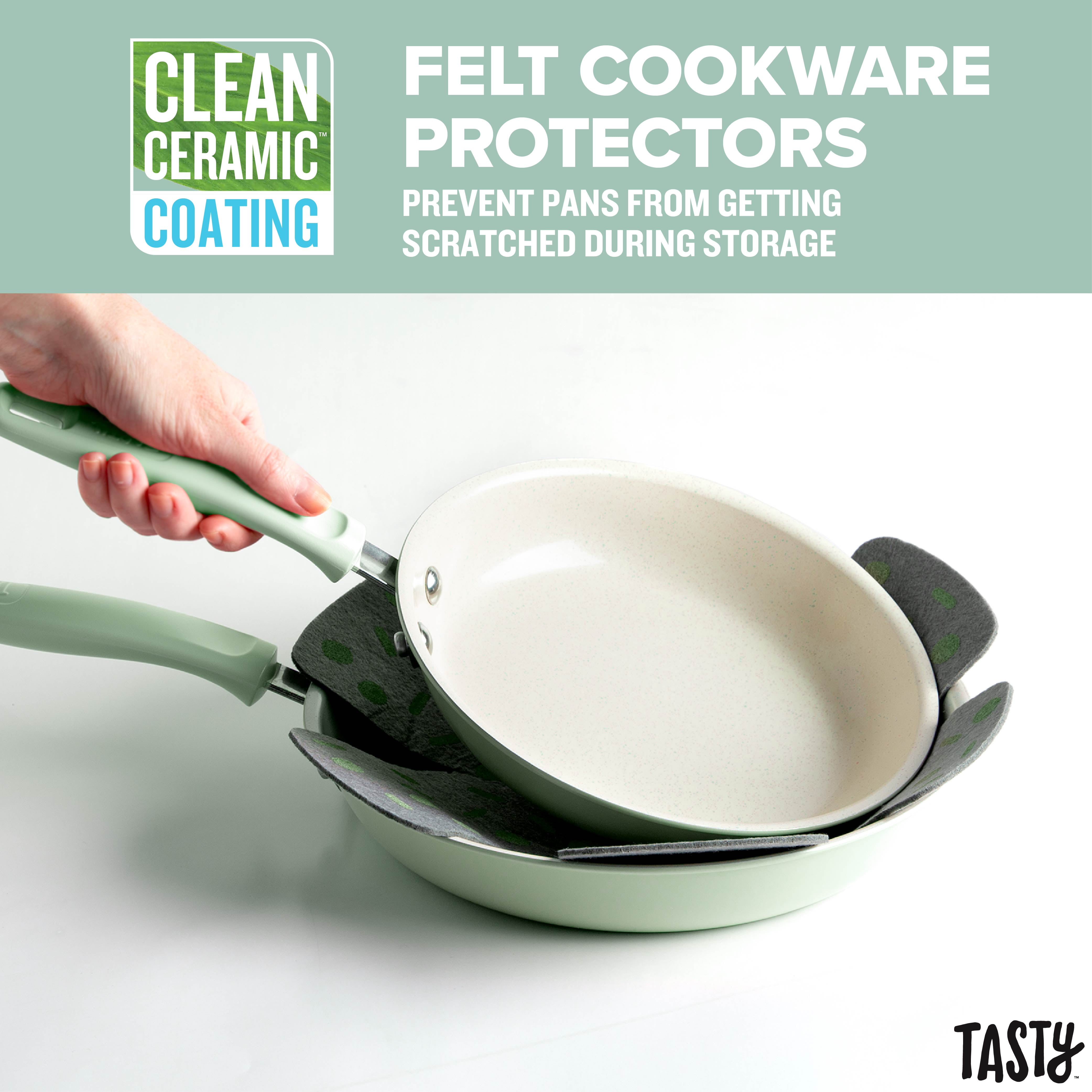 Tasty Clean Ceramic 16 Piece Non-Stick Aluminum Cookware Set