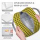 thumbnail image 3 of Balery Yellow Checkered Plaid Bolsa de Almuerzo para Mujeres, Caja de Almuerzo, Bolsa de Almuerzo Pequeña Impermeable, Tote de Almuerzo Reutilizable con Gran Capacidad, 3 of 6