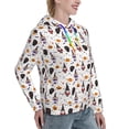 thumbnail image 6 of Wukai Halloween Gnome Print Womens Hoodies Fleece Sweatshirts Long Sleeve Sweaters Pullover Fall Outfits Winter Clothes-Medium, 6 of 7