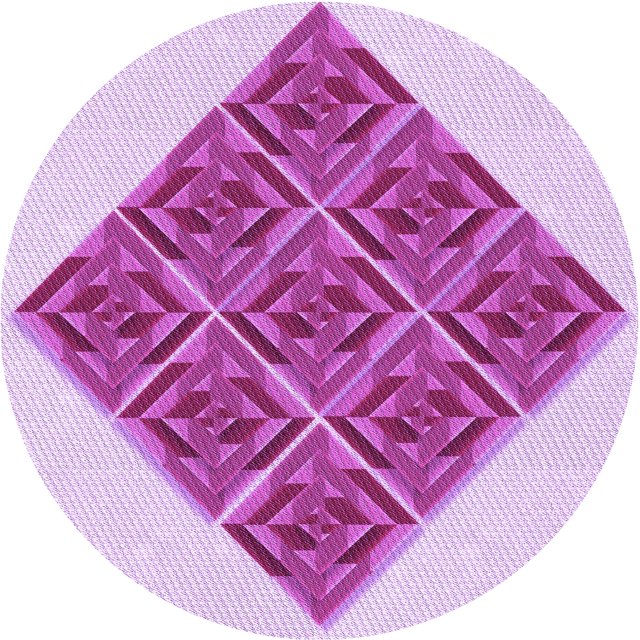 Ahgly Company Tapis d'Intérieur Lavable en Machine Carré Transitionnel Fleur Rose, 3 Pieds Carré