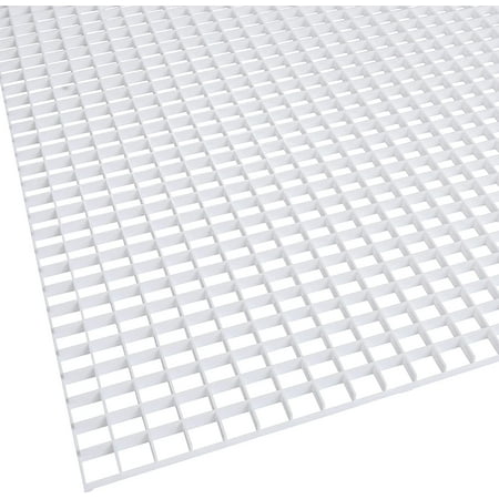 

KastLite Egg Crate Panel 5-Pack in White | Polystyrene | Nominal 2 x 4 with 1/2 x 1/2 x 3/8 Cell Size | Manufactured by American Louver