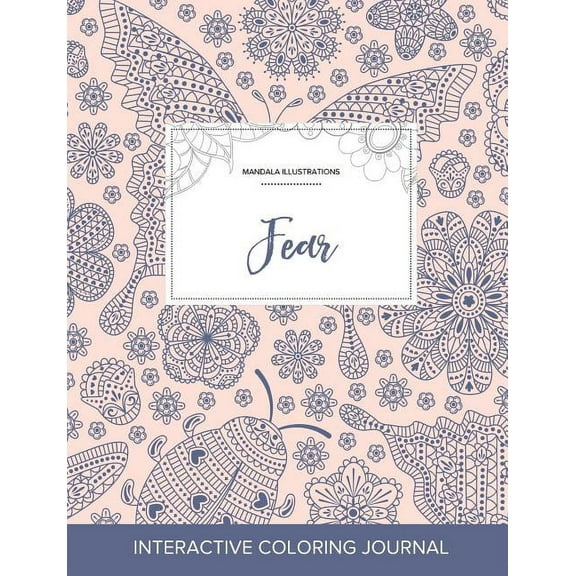 Adult Coloring Journal: Fear (Mandala Illustrations, Ladybug) (Paperback)