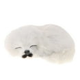 thumbnail image 2 of DOLITY Simulation Réaliste d'Animal Chien Réaliste Ornement de Maison Bureau Blanc, 2 of 9