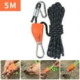 thumbnail image 3 of jinwen Pulley Ratchet Rope Hanger Grow Light for Camping Hiking 6mm 5m Black, 3 of 9