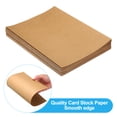 thumbnail image 3 of Unique Bargains 3.5'x2' Printable Business Cards, 100 Pieces Perforated Card Stock Paper for Laser and Inkjet Printer, Brown, 3 of 7