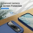 thumbnail image 6 of Dteck for Google Pixel 9 Case with Screen Protector + Camera Lens Protector, ,Heavy Duty Shockproof Full Body Protective Phone Cover for Pixel 9 6.3 Inch 2024,Blue, 6 of 7