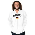 thumbnail image 5 of Germany Country Flag Soccer Fan Pride Zip Up Hoodie Men's Women's Brisco Brands S, 5 of 5