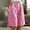 Pink, variant on USSUMA Tax Free Weekend Athletic Shorts for Women Solid Color Flat Front Elastic Band with Button And Pocket Casual Stylish Shorts Half Shorts Linen Loose Fit Shorts for Go to School Army Green L
