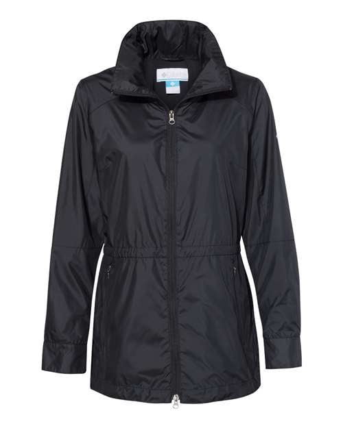 columbia sustina springs long lined windbreaker