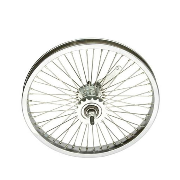 16" 52 Spoke Coaster Wheel 14G Chrome. Bicycle wheel, bike wheel, Lowrider bike wheel, lowrider bicycle wheel, chopper, cuiser