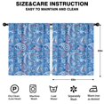 thumbnail image 2 of Blackout Kids Curtains,Paisley Pattern Childrens Insulated Curtains Set Of 2,Bedroom Essentials,Toddler Room Decor 52"x63"(132x160cm), 2 of 4