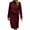 Wine, variant on DDAPJ pyju Womens 2025 Fall Two Piece Outfits Ribbed Knit Long Sleeve Pullover Sweater and Bodycon Midi Skirt Sets Dressy Casual Knit Set Prime Army Green L