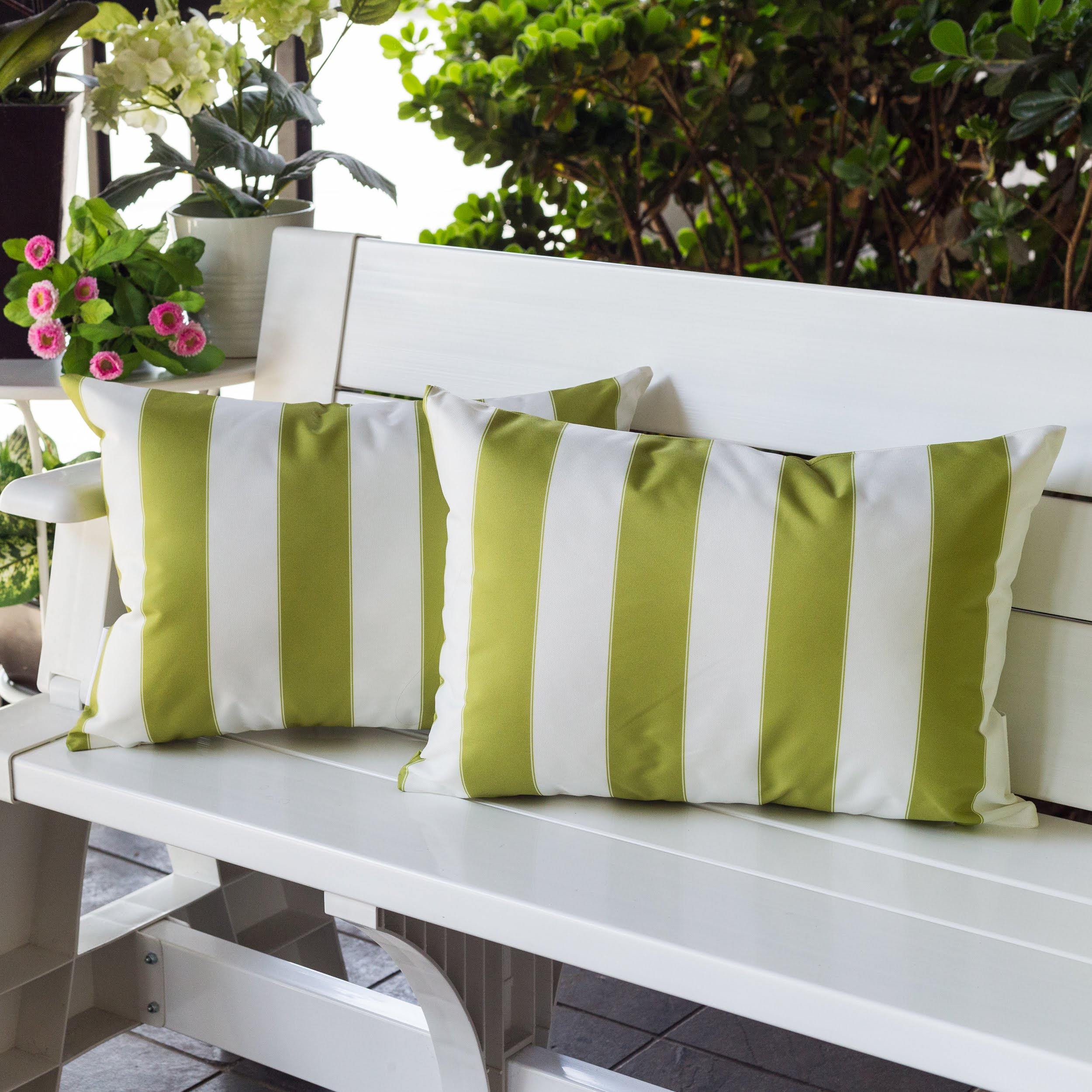 Riley Lime Rectangular Outdoor Throw Pillow