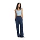 thumbnail image 1 of Pantalones de pierna ancha ajustados de primavera y verano con bolsillos y cintura alta, pantalones de yoga para exteriores, pantalones rectos sueltos e informales para mujer, 1 of 1