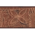 thumbnail image 1 of Brown Beige Abstract Wallpaper Border Geometric Design, Roll 15' x 7'', 1 of 3