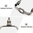 thumbnail image 2 of Minkissy Harp Lamp Holder Lamp Harp Holder Alloy Electroplating 6 Inch 1Pcs, 2 of 7