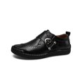 thumbnail image 1 of UKAP Mens Breathable Low Top Flats Wedding Vintage Round Toe Black 8, 1 of 9