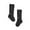 Dark Gray, variant on Baby Socks Ribbed Mid Calf Length Socks Solid Color Fashion Style Student and Sport Socks Navy 0-6 Months