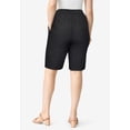 thumbnail image 2 of Roaman's Women's Plus Size Easy-Wear Bermuda Short, 2 of 4