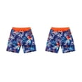 thumbnail image 3 of Jumpingount Pantalones cortos de playa con estampado de viaje para niños, con bolsillos, para surf, fiesta en la piscina, bañadores con cordón Type4 NO4, 3 of 6