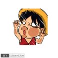 thumbnail image 3 of 1pcs One Piece Luffy car Sticke Anime Peeking Glass Vinyl Decal Sticker For Car Window Laptop Hydroflask Waterbottle PVC, 3 of 7