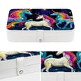 thumbnail image 4 of Unicorn Portable PU Leather Necklace Holder with Removable Compartment - Jewelry Stand, Jewelry Boxes, Jewelry Organizer, 4 of 6