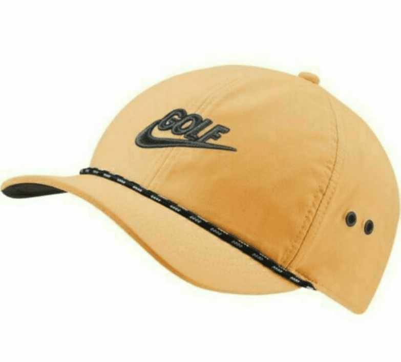 yellow nike golf hat