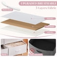 thumbnail image 3 of 10-Drawer Tall Storage Tower, Giant Vertical Organizer for Living Room, Hallway,White, 3 of 6