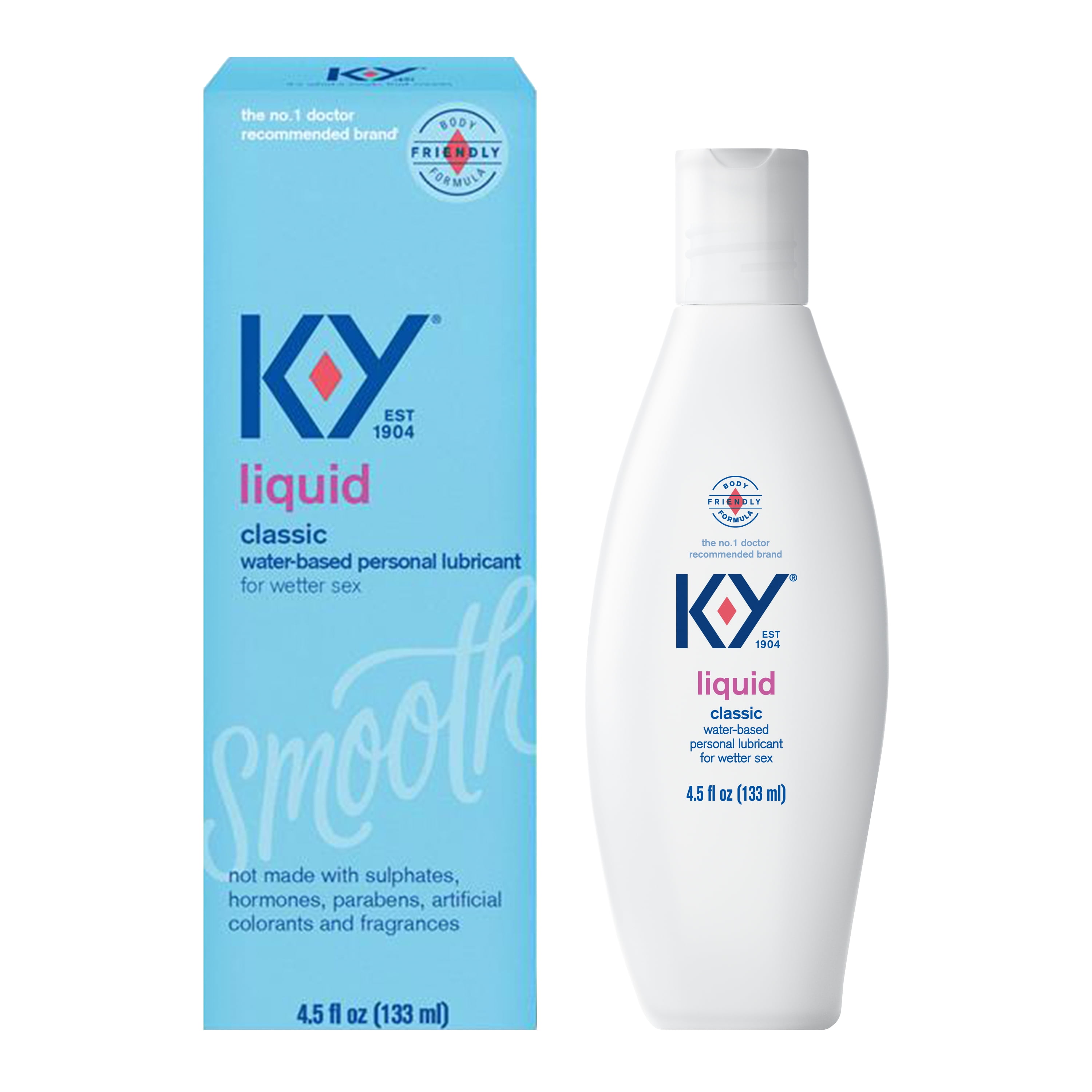 KY Liquid Lube, Personal Lubricant, WaterBased Formula, Safe to Use