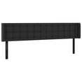 thumbnail image 4 of vidaXL LED Headboard Black 79.9"x6.3"x30.7"/34.6" Faux Leather, 4 of 57