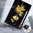 thumbnail image 2 of TECH CIRCLE Slim Case for Samsung Galaxy Tab S8 Plus 2022/S7 FE 2021/S7 Plus 2020 12.4",Thin Lightweight Elegant Soft TPU Anti-Scratch Protective Back Case for Galaxy Tab S7 FE/S8+/S7+,Gold Rose, 2 of 6