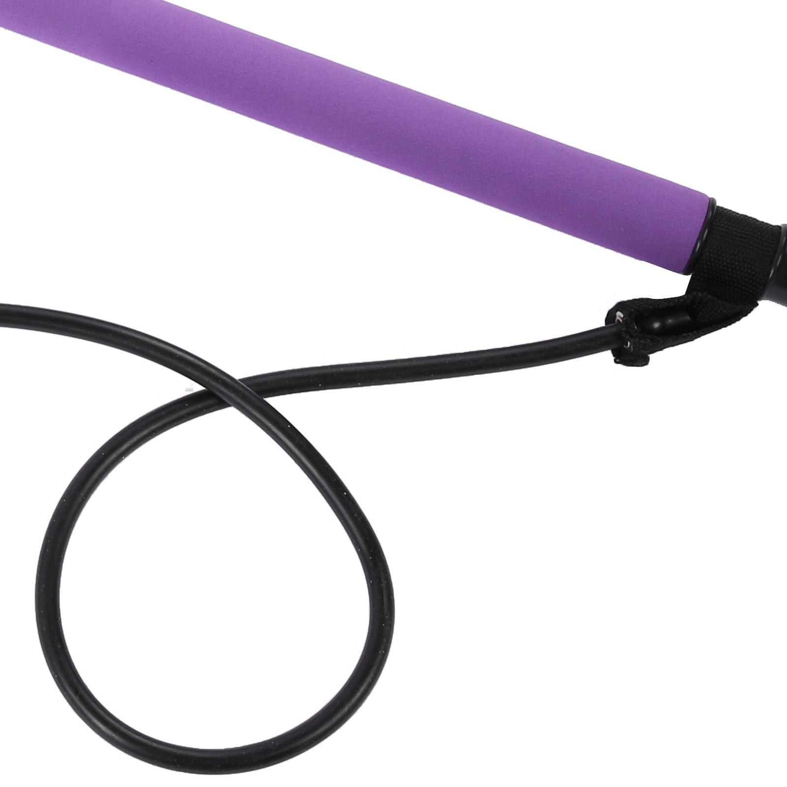 NFTIGB Multifunctional Pilates Bar with Resistance Bands, Portable Yoga Exercise Stick for Home Gym, Core Strength & Full Body Workout, 20 inches / 51 cm