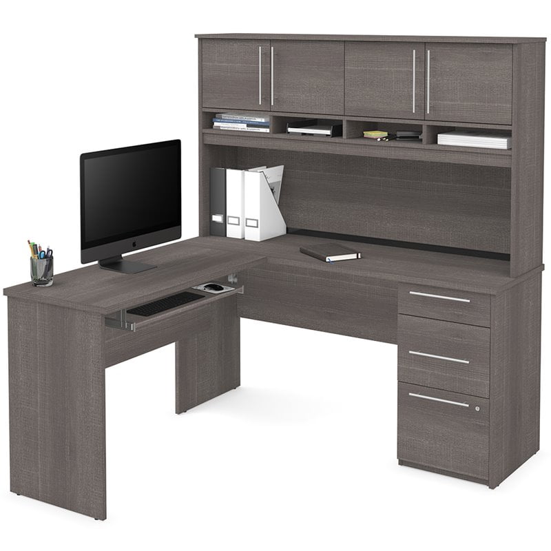 gray desk