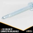 thumbnail image 4 of 2" E-Track Hex Screw Pack w/ Self Drilling Tip (10 pk), 4 of 5
