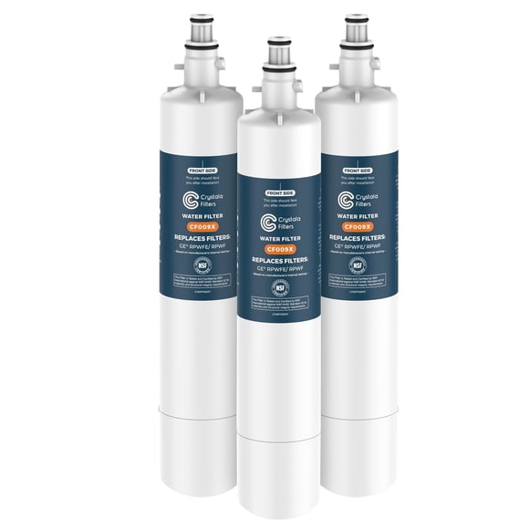 Filtro de agua Crystala compatible con RPWFE y RPWF, paquete de 3