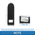 thumbnail image 4 of Interruptor de ventana eléctrica Unique Bargains No.8404033070 para el lado del conductor delantero izquierdo para Lexus ES350 2007-2012 Negro, 4 of 7