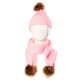thumbnail image 3 of Niños pequeños Bebé Invierno Cálido Pom Bobble Sombrero Knit Beanie Bufanda Rosado, 3 of 9