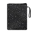 thumbnail image 2 of HELLHERO Books Sleeve Carrying Book Case Polyester Fabric Pocket Book Cover Carrying Case with Waterproof Storage & Portability, Black Leopard Print Tote, 2 of 8