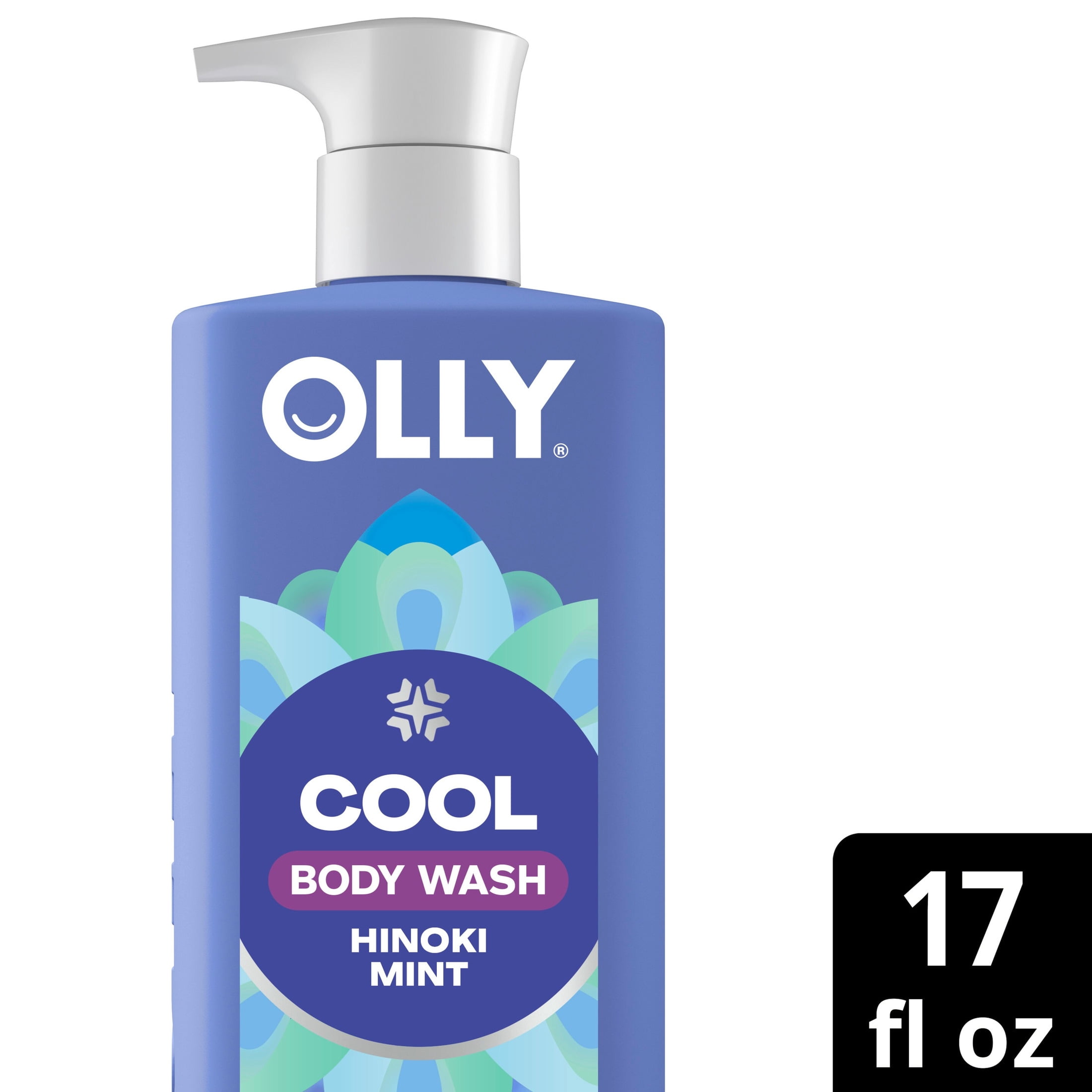 OLLY Body Wash Infused with Arnica & Vitamin B12 Cool Mood + Skin Hydrates & Cools Skin 17 FL oz