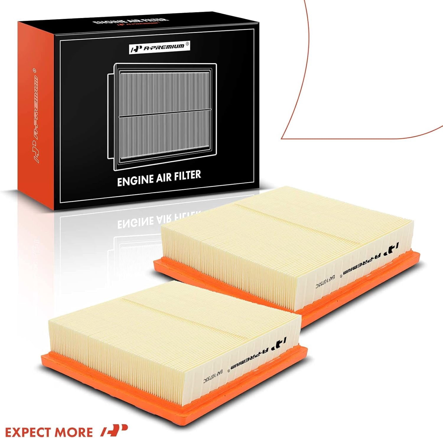 A-Premium 3-PC Engine Air Filter Compatible with Toyota, Dodge, Jeep & Lexus Models - Camry, Highlander, Avalon, Sienna, Durango, Grand Cherokee, ES350, NX300, RX350 - Replace# 17801-0P050