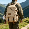 thumbnail image 2 of Large Capacity Minimalist Nylon Backpack Casual Trendy Travel Daypack for College Women Men, 2 of 5
