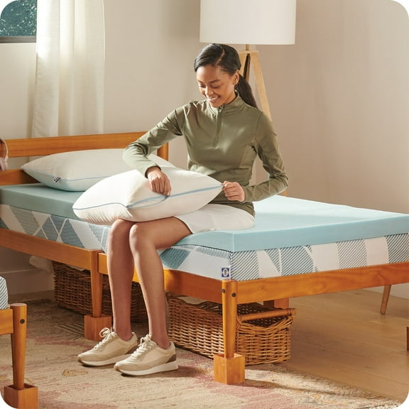 Sealy® Dreamlife® Sleep Bundle - Twin XL Mattress Topper and Standard Size Memory Foam Pillow
