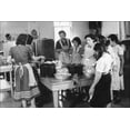thumbnail image 1 of 24"x36" Gallery Poster, Group of women at a food canning class 1940, 1 of 1