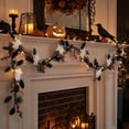 thumbnail image 7 of Qjidjing Halloween Twig Garland, Hanging Vine Decor, Equipped With Ghost Skull Eyeball Ornaments, Flexible Branch Structure, Wall Frame, Doorway, Indoor Party Layout, 7 of 7