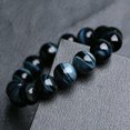thumbnail image 6 of RSAMD High Quality Natural Stone Blue Tiger Eye Bracelet For Men Round BeadsBracelet-Blue 8mm, 6 of 7