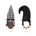 thumbnail image 3 of Inteprter Festival de muñecas sin rostro de Halloween Puerta colgante Ventana Chimenea Decoración de Comedor Bar Café Adorno lindo Cumpleaños Kits de decoración para fiestas Blanco negro Inteprter HA069010-01, 3 of 6
