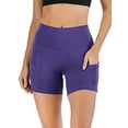 thumbnail image 6 of FUTATA Workout Shorts For Women Biker Shorts With Pockets High Waisted Yoga Shorts Tummy Control Running Exercise Shorts,XS-3XL, 6 of 6