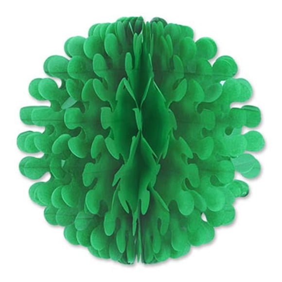 Beistle 54897-G 9 in. Tissu Flotteur Ball- Vert - Pack de 12